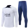 22 23 Paris psgs tracksuits training chandal tuta mbappe Messis player version maillots Soccer football jersey retro kit survetement foot 2023 men and kids