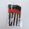 5 pièces brosse de détail-ensemble brosses de voiture brosse de détail de voiture pour le nettoyage de voiture brosse de détail tableau de bord sortie d'air brosse de roue