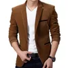 Drop Mens Fashion Blazer British S على الطراز غير الرسمي Slim Suit Suit Jacket Super Blazers Coat for 220822