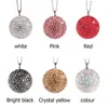 Interior Decorations Pcs Car Crystal Ball Pendant Diamond-encrusted Rearview Mirror Ornaments AccessoriesInterior