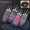 Brillant à lèvres Devil's Dream Halloween Diamond Glitter Kit Waterproof Liquid Black Lipstick Shimmer And Shiny TintLip
