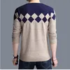 Browon Autumn Vintage Sweater Men Men Flar BLLARALE SWEAT SWEATERS SWARESS Modna moda Casual Slim Sweters Men for Business 220822