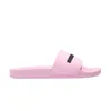 Pantoufles plates de luxe Slides Sandals Triple Black Pink Designer Slipper Luxurys Slide Sandals