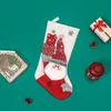 Fournitures de décoration de noël, pendentif chaussettes de noël, sac cadeau, ornements suspendus pour arbre, bonbons, nouvelle collection 2023