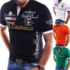 ZOGAA Camiseta polo para hombre Camiseta ajustada de manga corta 220822