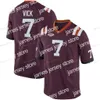 Nouveau cousu personnalisé 11 Tre Turner 14 Damon Hazelton 17 Kam Chancellor 2 Hendon Hooker Virginia Tech Hokies College Hommes Femmes Jeunes 1429788