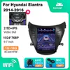 Bluetooth Full Touch Screen Mirror Link Car Video Auto Radio for 2014-2016 Hyundai Elantra AUX