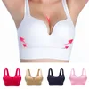 Yoga outfit Sports BH Women's Tube Top Active Female Underwear Sportwear Plus Size Tops Push Up Bralette Gym utan ram Bonesyoga