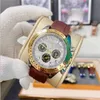 SW 2022 Nowy model Top luksus Montre de lukse vj kwarc zegarek mężczyzn wielka lupa 41 mm stal nierdzewna Prezydent Prezydent męskie zegarki męskie zegarki