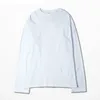 Men Long Sleeve Tshirts Oneck Solid Simple Basic Loose Big Size 2XL Allmatch Unisex Couple Fashion Retro Streetwear Ulzzang 220822