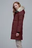 여성 디자이너 겨울 코트 하향 재킷 파파 파카 외부 웨스 옷 후드 윈드 브레이커 큰 모피 따뜻한 겨울 높이 1 품질