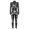 Jumpsuits voor dames rompreren enge cosplay catsuit sexy cosplay kostuums Halloween dames bodysuit