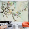 Blommor Tapestry Little Bird Simple Nordic Style Hippie Wall Hanging Bohemian Home Dormitory Decor J220804