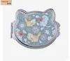 sublimation blank Cat makeup mirror Metal accessories gifts Heat Transfer printing Blanks Crafts