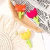 Cute Cloth Fabric Flower Brooches Women Girls Sweet Tulip Flower Brooch Pins Party Clothes