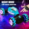 RC Car Gesture Toys 4WD Remote Control Hand Controlled All Terrains Monster Trucks Stunt Flips with Lights Music