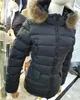 Parkas masculinas para baixo jaqueta puffer S-3XL cluny capuz de pele designer casaco de náilon bolsos de pressão parkas