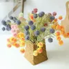 Couronnes de fleurs décoratives réalistes, boule de Bayberry, fausses plantes vertes, décoration de fête de mariage, de maison, fleurs artificielles