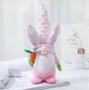 Wielkanocny królik gnome impreza pluszowe skandynawskie dekoracje nordyckie karłowate stół gnomy dekoracje ozdoby lalki