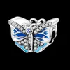 Charms Plata de Ley 925 Sea Life Shoes Flower Butterfly Beads Fit 3mm 925 Pulseras originales de moda