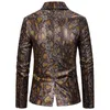 Ternos masculinos Blazers Men estampando Python Print Suit Boutique Personalidade Blazer Men Tamanho grande boate hospedado Vestido de festa S-2xl 220826