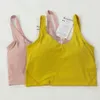 LL-0206 Women Yoga Outfits Summer Vest Girls Running Sport Bra Ladies Casual Adult Sleeveless Sportswear Gym Exercise Fitness Wear