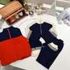 Outono crianças quente engrossar colete de algodão do bebê crianças outerwear casaco meninos meninas camisa e calças treino set4783012