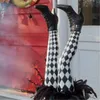 Party Decoration 1 Par Halloween Evil Witch Legs Props Upodewher Wizard Feet With Boot Stake Ornament för Front Yard Lawn Drops3062640