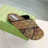 Женские мужские тапочки Роскошные GGity Letter Designer Flat Shoes Slides Classic Flower Couple Rubber Sandals
