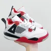 2023 Jumpman 4 Kids Basketball Shoes Retro Black Cat Toddler TD 4S Red Chicago Pink Multicolor Boys Girls Outdoor Shoe Baby Sports Athletic Sneakers Storlek 26-35