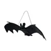 Decoração de festa 1pc Lifelied Fake Bat Halloween pendurado na casa assombrada de terror adereços Diy Ornament Soft Kids Toy 220826