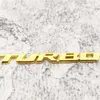 Party Decoration 1PC TURBO Car Sticker For Auto Truck 3D Badge Emblem Decal Auto Accessories 95x11mm