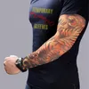 12pcs Mix Elastic Fake Fake Temporary Tattoo Sleeve 3D Art Designs Körperarmbeinstrümpfe Tatoo cool