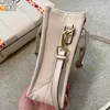 حقيبة مصممة Canvas Crossbody - قابض كتف سلسلة عتيقة مع مشبك طباعة ومحفظة تسوق محفظة للسيدات عالية الجودة