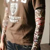 12pcs Mix Elastic Fake Fake Temporary Tattoo Sleeve 3D Art Designs Körperarmbeinstrümpfe Tatoo cool