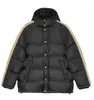 Jackets de diseñador clásico para hombres invierno mujeres con capucha por parkas chaqueta topada al aire libre con letras dobles de la marca casual de la marca casual