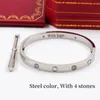 AAA TOP HighQuality mode gouden armband roestvrij staal Armbanden Beroemde Luxe Ontwerpers Merk Sieraden vrouwen Paar SCHROEF LIEFDE 4 Diamanten 6mm wh D16O