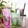 custom Straws 11 Inch Clear Reusable Thick Tritan Plastic Drinking Sts Extra Long for 24oz 40oz Mason Jar Tumblers Dishwasher safe Cleaning Brush 11inch