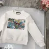 Designer Kinder Sweatshirts Lose Atmungsaktive Pullover Jungen Mädchen Kind Herbst Winter Hoodies Baby Sweatshirt mit Tigerblume Alphabe4761012