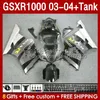 Spritzguss-Verkleidungen für Suzuki GSXR-1000 K 3 GSXR 1000 CC K3 GSXR1000 2003 2004 Karosserie 147Nr