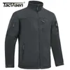 Herrjackor tacvasen vinter taktisk fleece jacka mens armé militär jaktjacka termisk varm säkerhet full zip fiske rockar yttre 220826