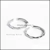 Wedding Rings S925 Bamboo Sterling Sier Couple Niche Ring Men And Women A Pair Of Valentines Day Gifts Holiday Drop Delivery 2021 Jewe Dhnwr