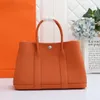 10A Mirror Quality Garden party Totes Women Luxurys Designer Handbags Hand Sew the Wax Thread Togo Genuine Leather Fashion Bags