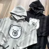 Erkek Hoodies Tişörtü İnsan Yapımı Kazak Erkek Kadın Kutup Ayısı Baskı Artı Polar Kazak İNSAN YAPIMI Gevşek Çift Hoodie T220825