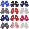 Gants tricotés à la mode pour enfants, gants imprimés de voiture de licorne de dessin animé, mitaines chaudes pour enfants garçons filles pour étudiants équitation mitaines à tricoter à doigt complet 7T-13T INS