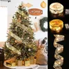 Altre forniture per feste festive Decorazioni natalizie Luci a nastro a LED Ornamento per albero 220826