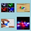 Led Gloves Christmas Finger Lamp Ring Light Glow Laser Beams Flashing Party Flash Kid Toy Drop Delivery 2021 Toys Gifts Lighted Ba262O