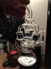 두꺼운 유리 물 봉 재활용기 석유 굴착 장치 물 담뱃대 Shisha Smoing 파이프 장비 14mm 뱅커와 함께 chicha 액세서리