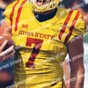 Maillots de Football Personnalisés Hommes Femmes Jeunesse Iowa State Cyclones Football Jersey College Xavier Hutchinson Brock Purdy Breece Hall Sean Shaw Jr. Charlie Kolar