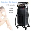 Diode laser 3500W hair reduction machine 3 waves 755nm 808nm 1064nm permanent suitable for darker terminal hairs